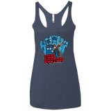 T-Shirts Vintage Navy / X-Small 10 vs universe Women's Triblend Racerback Tank
