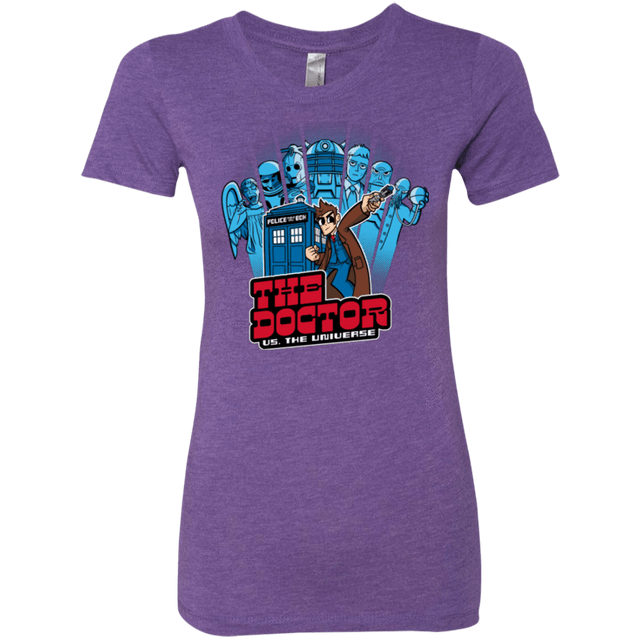 T-Shirts Purple Rush / Small 10 vs universe Women's Triblend T-Shirt