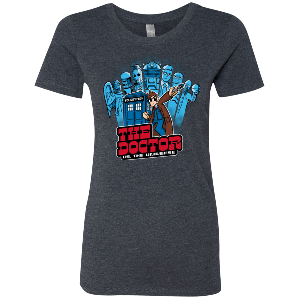T-Shirts Vintage Navy / Small 10 vs universe Women's Triblend T-Shirt