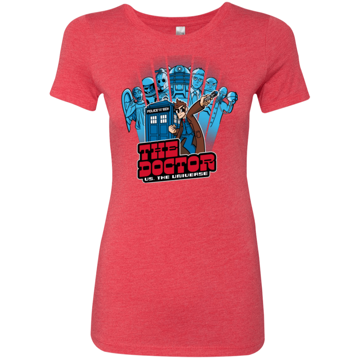T-Shirts Vintage Red / Small 10 vs universe Women's Triblend T-Shirt