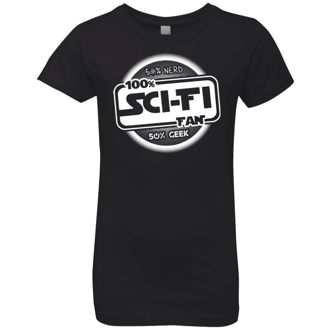 T-Shirts Black / YXS 100 Percent Sci-fi Girls Premium T-Shirt