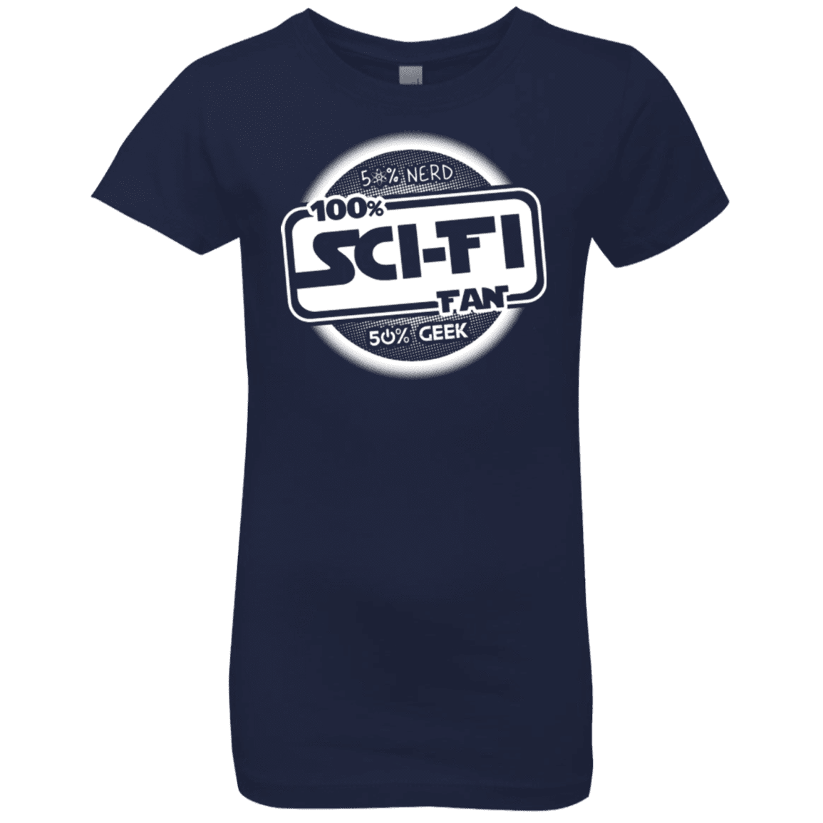 T-Shirts Midnight Navy / YXS 100 Percent Sci-fi Girls Premium T-Shirt