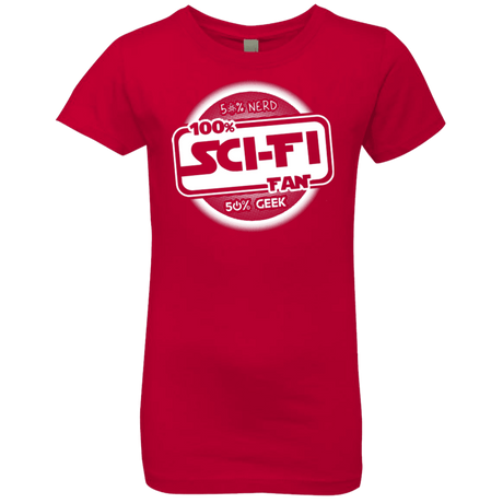 T-Shirts Red / YXS 100 Percent Sci-fi Girls Premium T-Shirt