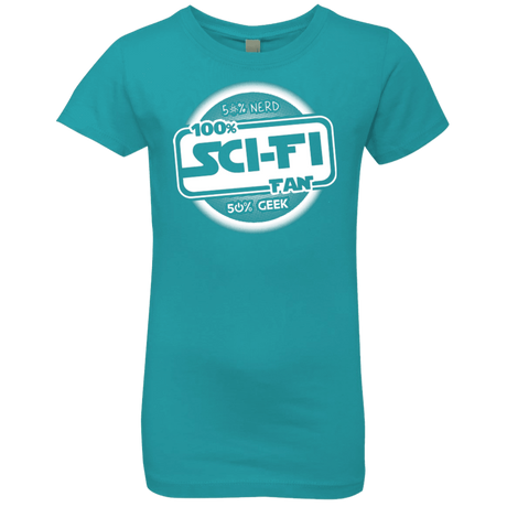 T-Shirts Tahiti Blue / YXS 100 Percent Sci-fi Girls Premium T-Shirt