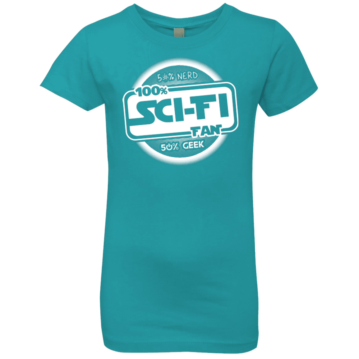 T-Shirts Tahiti Blue / YXS 100 Percent Sci-fi Girls Premium T-Shirt