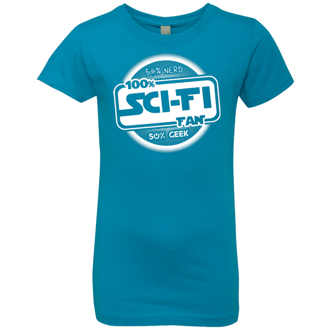 T-Shirts Turquoise / YXS 100 Percent Sci-fi Girls Premium T-Shirt