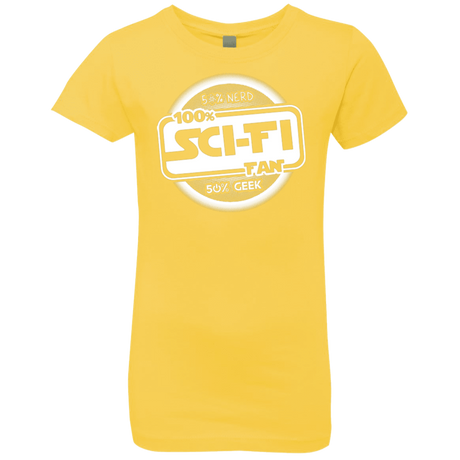 T-Shirts Vibrant Yellow / YXS 100 Percent Sci-fi Girls Premium T-Shirt