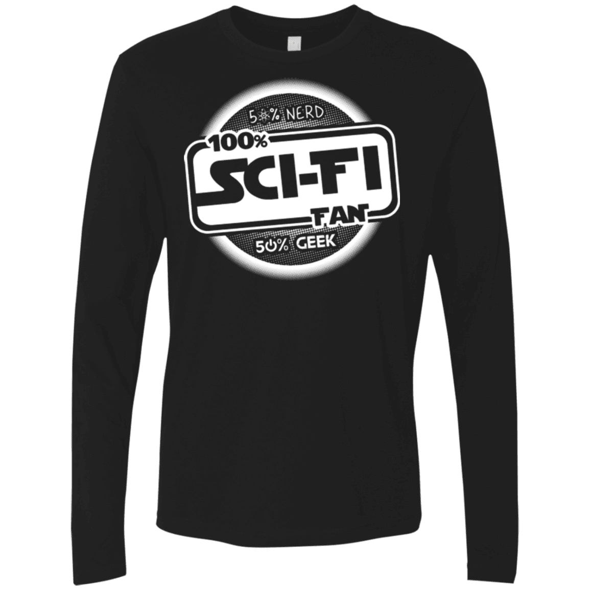 T-Shirts Black / Small 100 Percent Sci-fi Men's Premium Long Sleeve