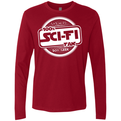 T-Shirts Cardinal / Small 100 Percent Sci-fi Men's Premium Long Sleeve
