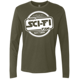 T-Shirts Military Green / Small 100 Percent Sci-fi Men's Premium Long Sleeve