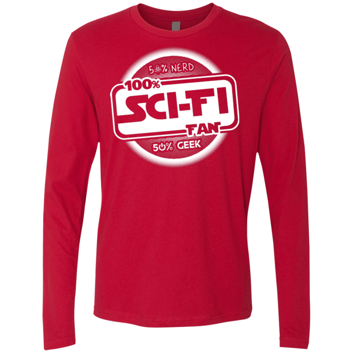 T-Shirts Red / Small 100 Percent Sci-fi Men's Premium Long Sleeve
