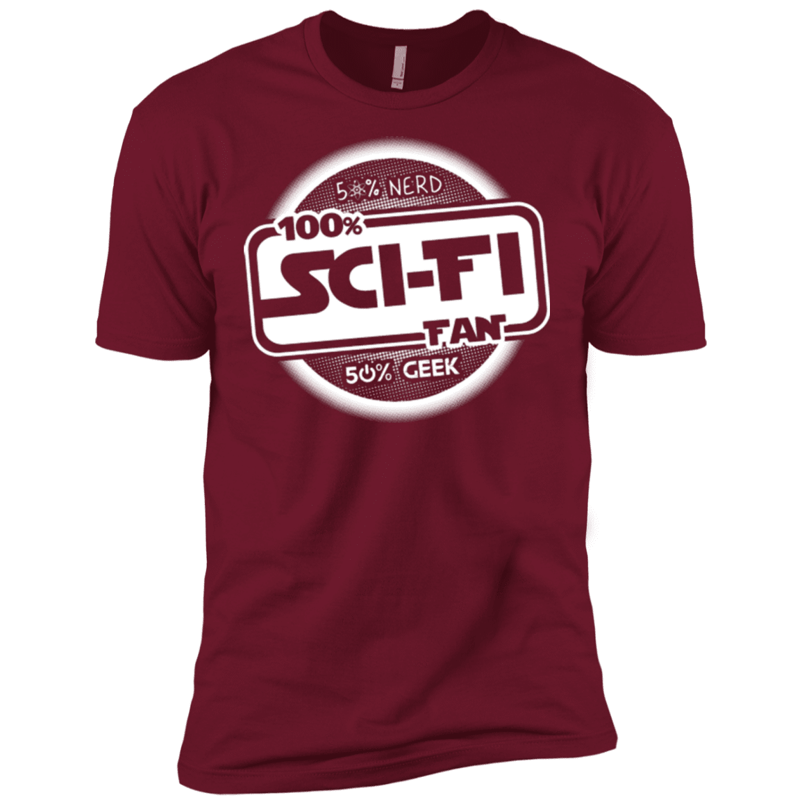 T-Shirts Cardinal / X-Small 100 Percent Sci-fi Men's Premium T-Shirt