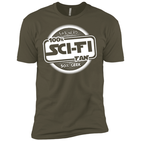 T-Shirts Military Green / X-Small 100 Percent Sci-fi Men's Premium T-Shirt