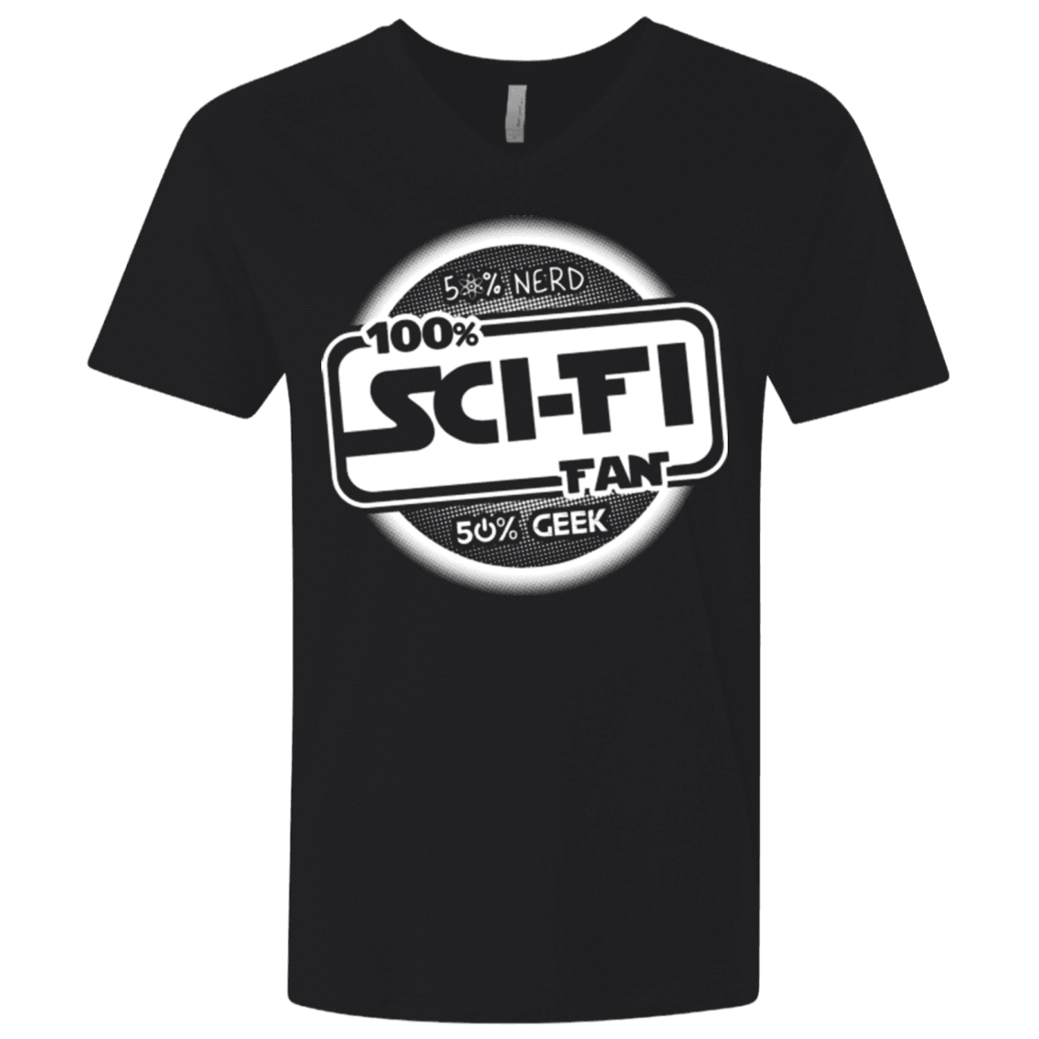 T-Shirts Black / X-Small 100 Percent Sci-fi Men's Premium V-Neck