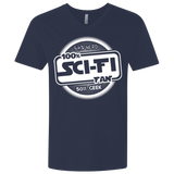 T-Shirts Midnight Navy / X-Small 100 Percent Sci-fi Men's Premium V-Neck