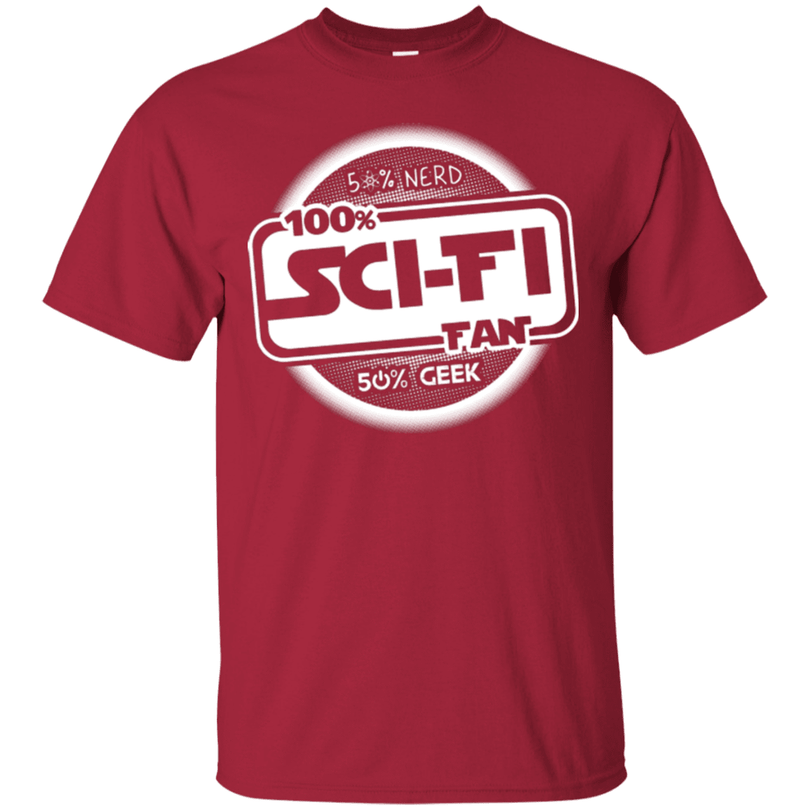 T-Shirts Cardinal / Small 100 Percent Sci-fi T-Shirt