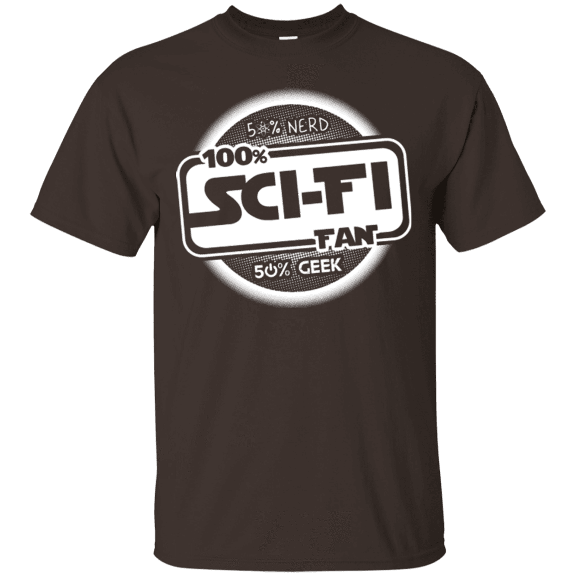 T-Shirts Dark Chocolate / Small 100 Percent Sci-fi T-Shirt