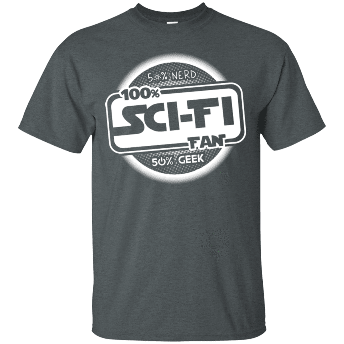 T-Shirts Dark Heather / Small 100 Percent Sci-fi T-Shirt