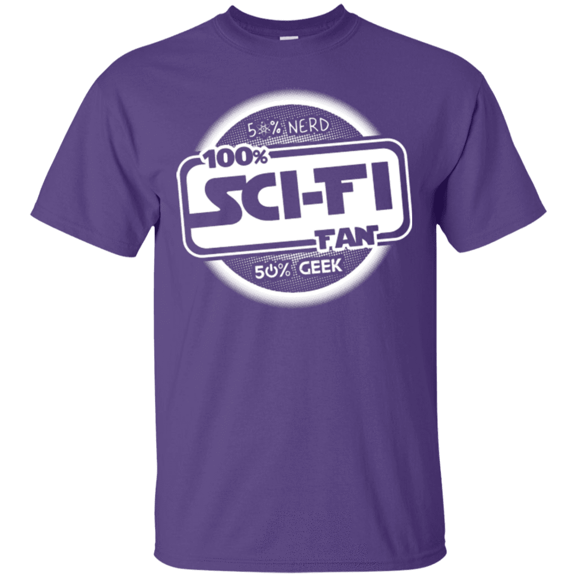 T-Shirts Purple / Small 100 Percent Sci-fi T-Shirt