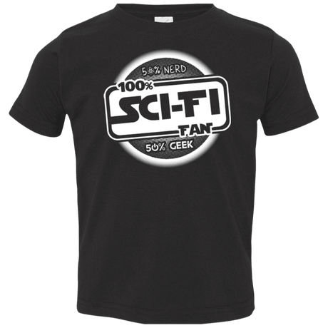 T-Shirts Black / 2T 100 Percent Sci-fi Toddler Premium T-Shirt