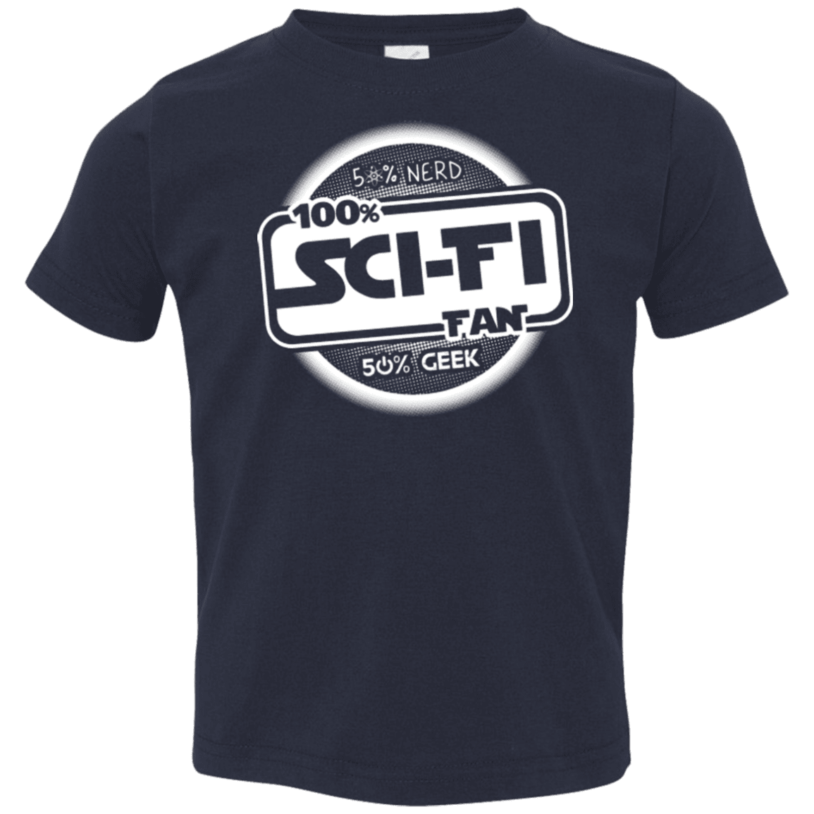 T-Shirts Navy / 2T 100 Percent Sci-fi Toddler Premium T-Shirt