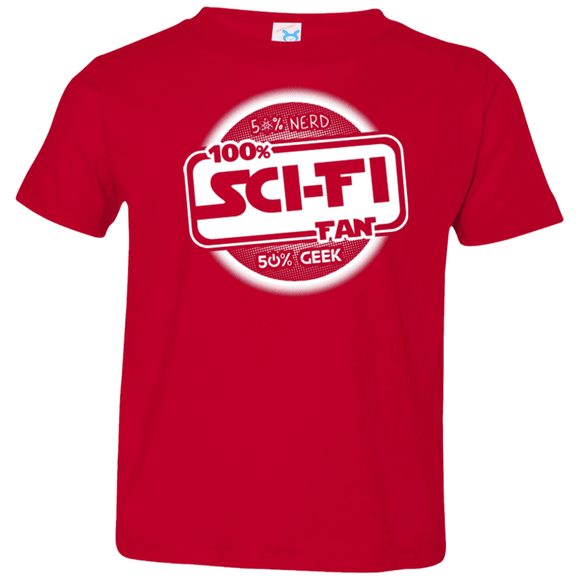 T-Shirts Red / 2T 100 Percent Sci-fi Toddler Premium T-Shirt