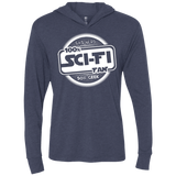 T-Shirts Vintage Navy / X-Small 100 Percent Sci-fi Triblend Long Sleeve Hoodie Tee
