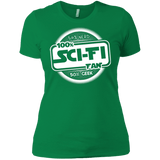 T-Shirts Kelly Green / X-Small 100 Percent Sci-fi Women's Premium T-Shirt