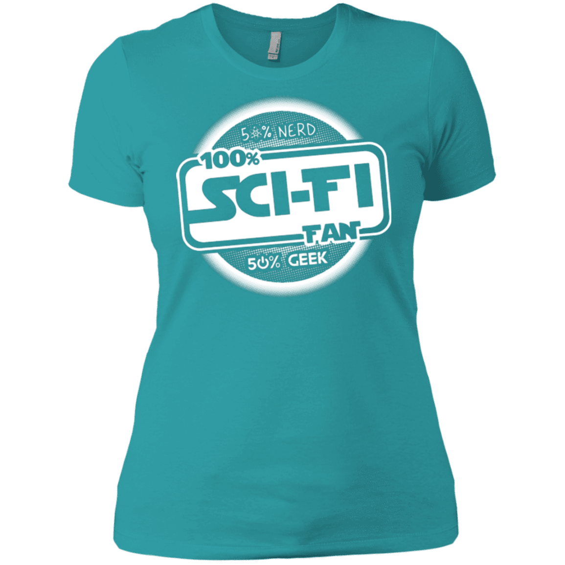 T-Shirts Tahiti Blue / X-Small 100 Percent Sci-fi Women's Premium T-Shirt