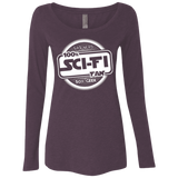 T-Shirts Vintage Purple / Small 100 Percent Sci-fi Women's Triblend Long Sleeve Shirt