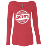 T-Shirts Vintage Red / Small 100 Percent Sci-fi Women's Triblend Long Sleeve Shirt