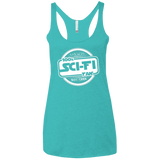 T-Shirts Tahiti Blue / X-Small 100 Percent Sci-fi Women's Triblend Racerback Tank