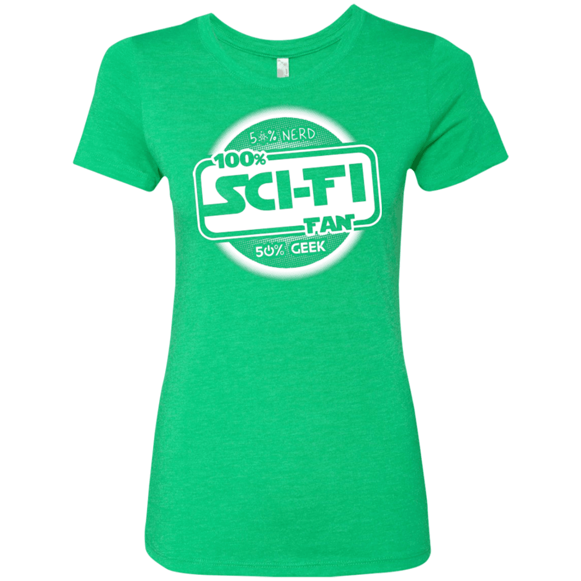 T-Shirts Envy / Small 100 Percent Sci-fi Women's Triblend T-Shirt