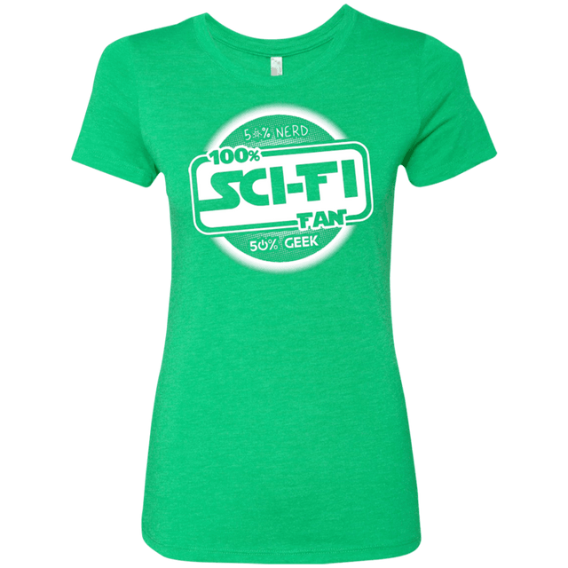 T-Shirts Envy / Small 100 Percent Sci-fi Women's Triblend T-Shirt