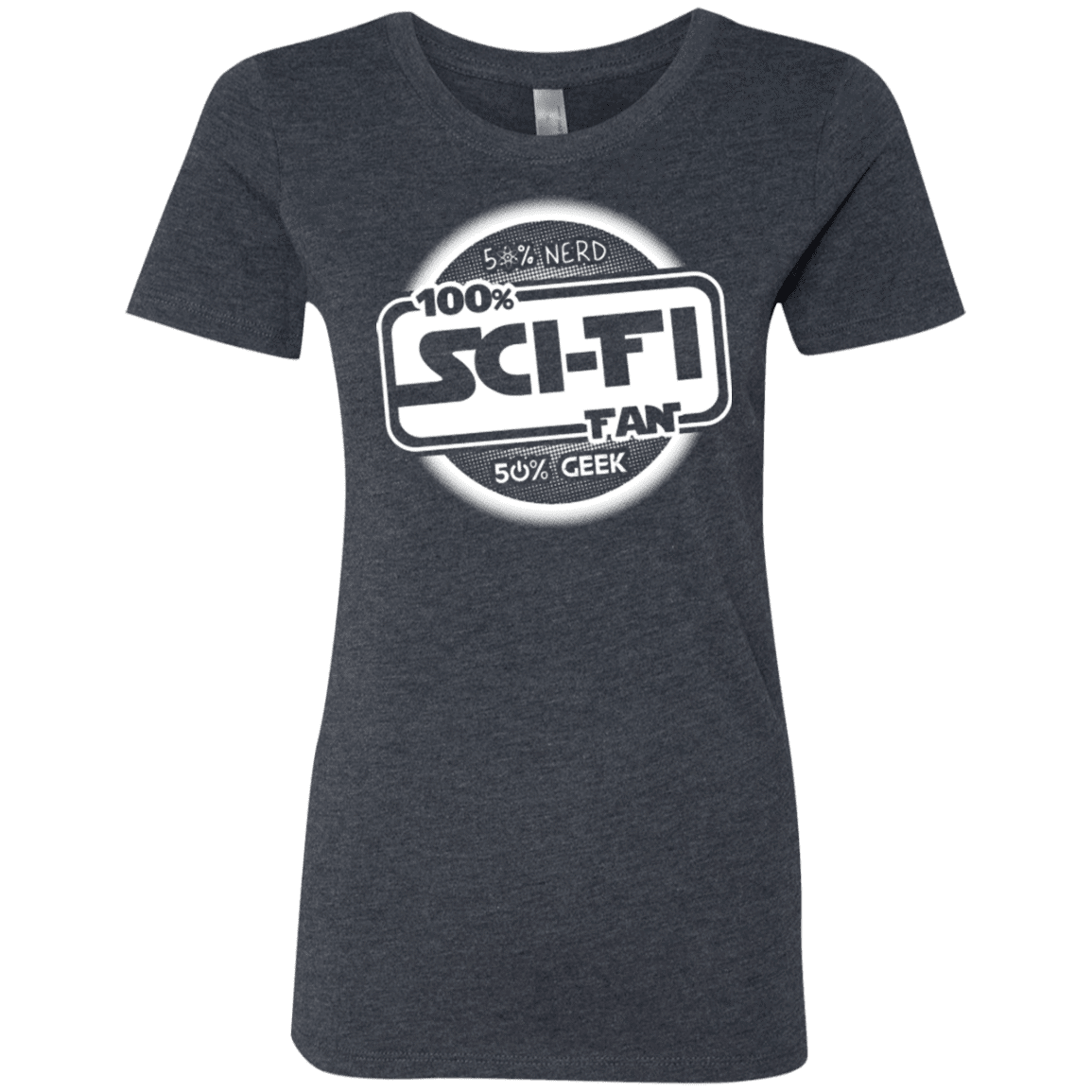 T-Shirts Vintage Navy / Small 100 Percent Sci-fi Women's Triblend T-Shirt