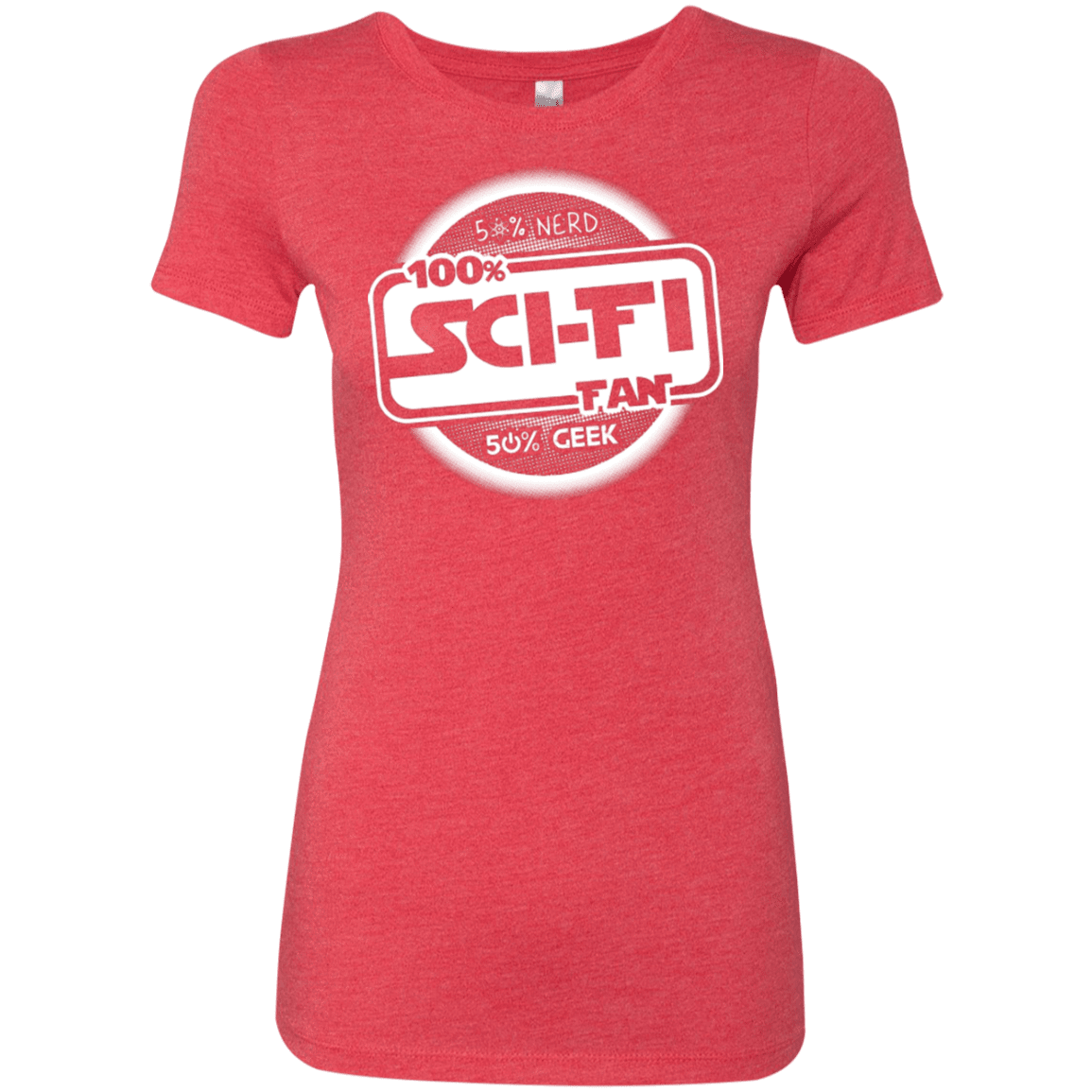 T-Shirts Vintage Red / Small 100 Percent Sci-fi Women's Triblend T-Shirt