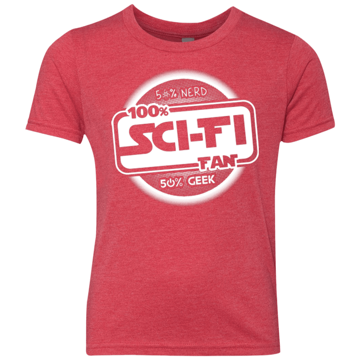 T-Shirts Vintage Red / YXS 100 Percent Sci-fi Youth Triblend T-Shirt
