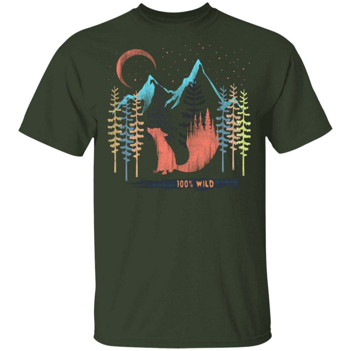 T-Shirts Forest / S 100% Wild T-Shirt