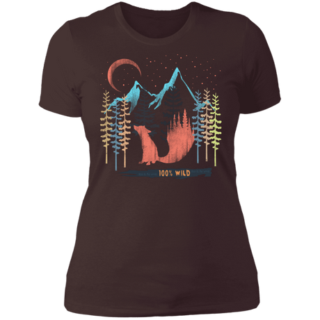 T-Shirts Dark Chocolate / S 100% Wild Women's Premium T-Shirt