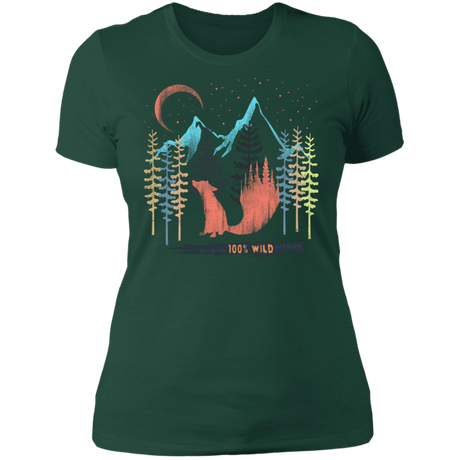 T-Shirts Forest Green / S 100% Wild Women's Premium T-Shirt