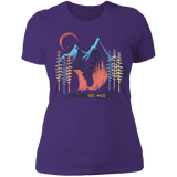 T-Shirts Purple Rush/ / S 100% Wild Women's Premium T-Shirt