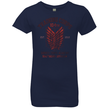 T-Shirts Midnight Navy / YXS 104th Training Corps Girls Premium T-Shirt