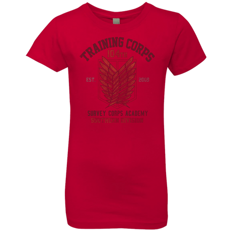 T-Shirts Red / YXS 104th Training Corps Girls Premium T-Shirt