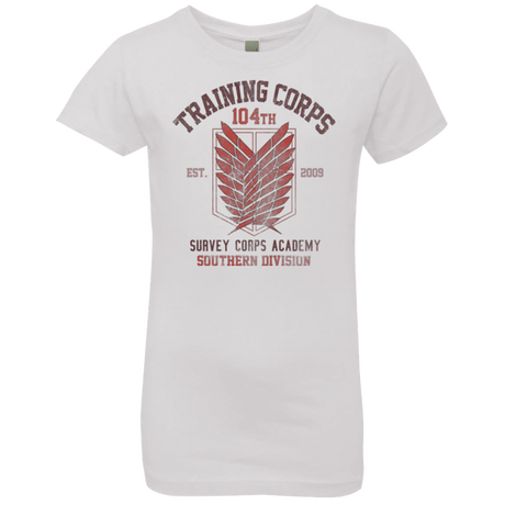 T-Shirts White / YXS 104th Training Corps Girls Premium T-Shirt