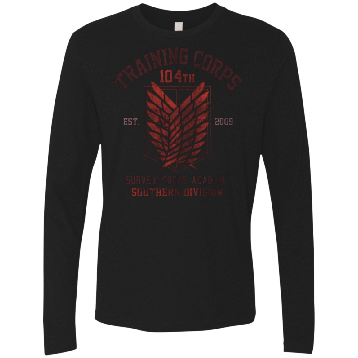 T-Shirts Black / Small 104th Training Corps Men's Premium Long Sleeve