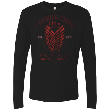 T-Shirts Black / Small 104th Training Corps Men's Premium Long Sleeve