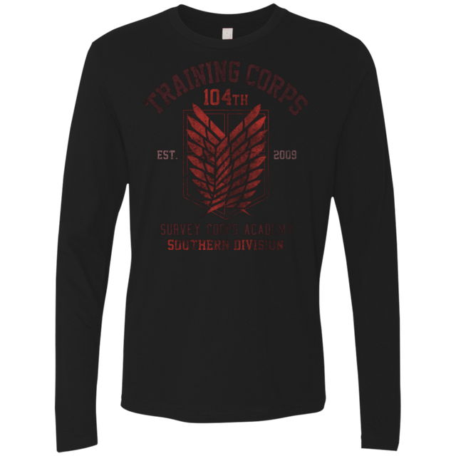 T-Shirts Black / Small 104th Training Corps Men's Premium Long Sleeve
