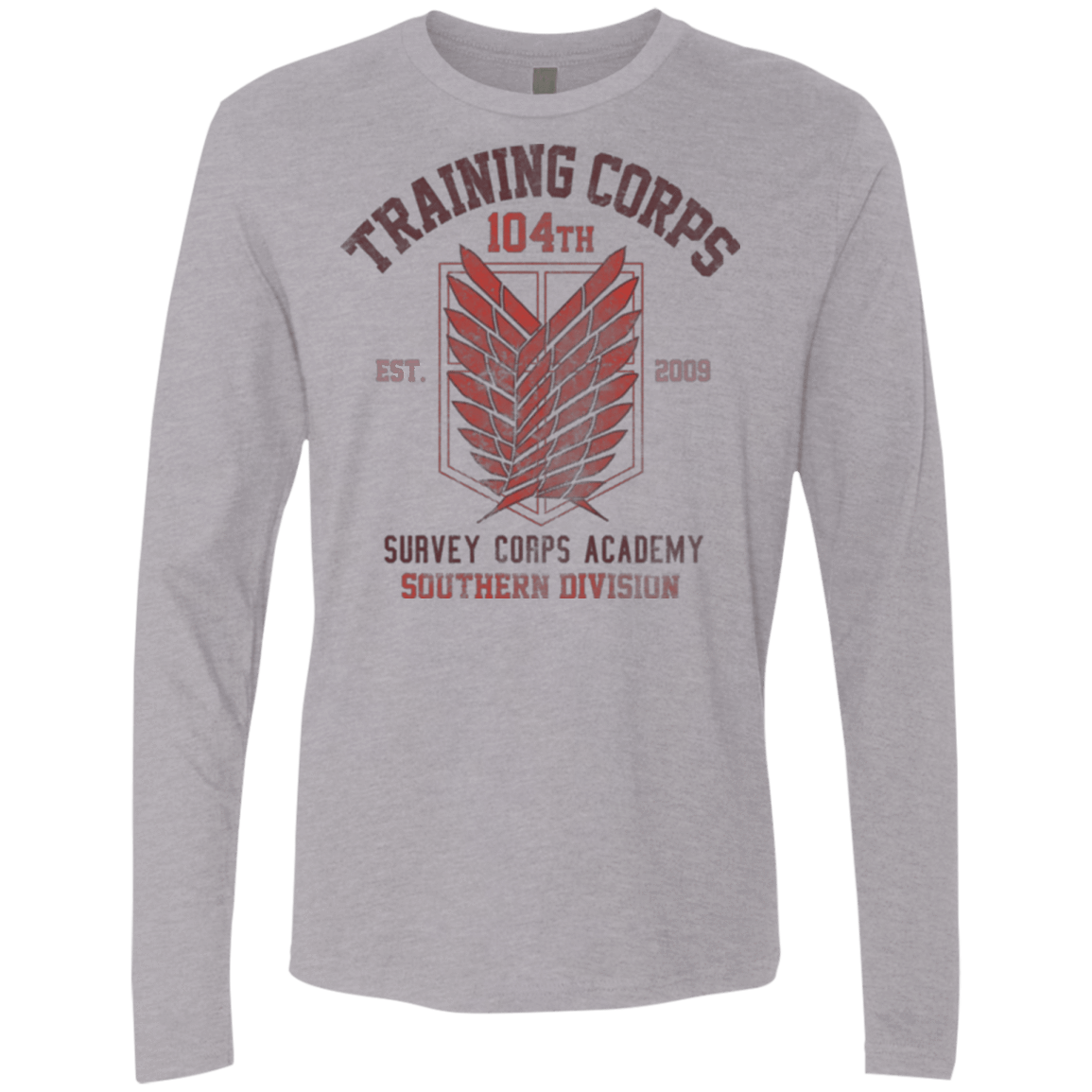 T-Shirts Heather Grey / Small 104th Training Corps Men's Premium Long Sleeve