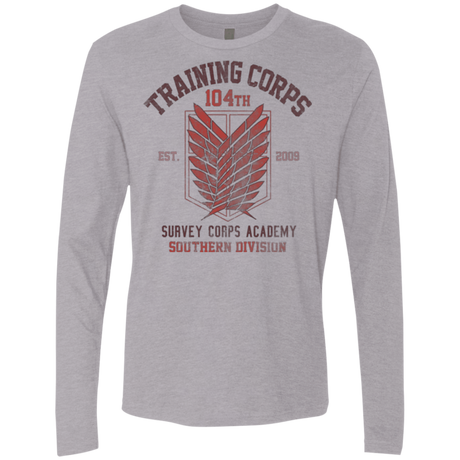 T-Shirts Heather Grey / Small 104th Training Corps Men's Premium Long Sleeve