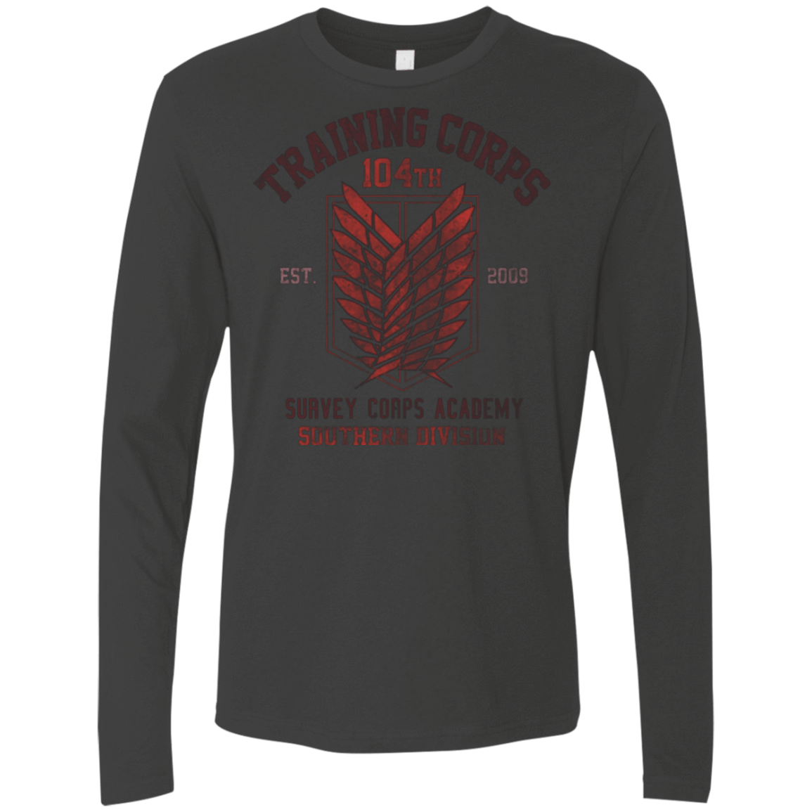 T-Shirts Heavy Metal / Small 104th Training Corps Men's Premium Long Sleeve